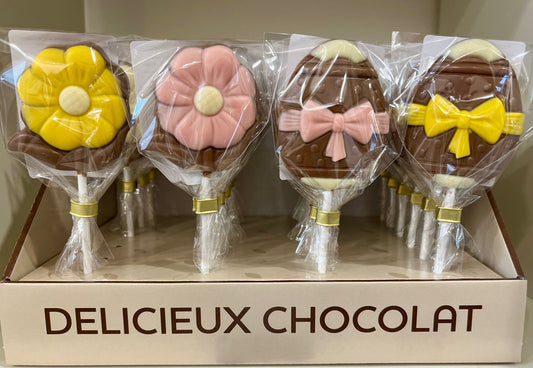 Les sucettes en chocolat